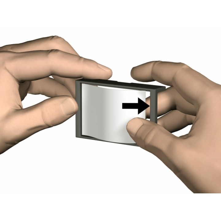 Artiteq Info Rail name clip "Me" - in 2 colours