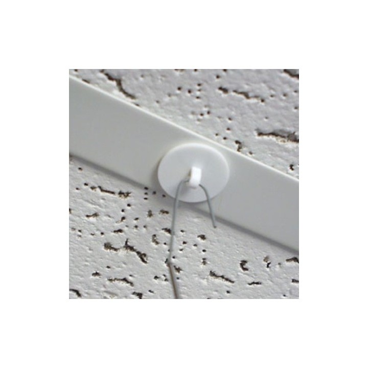 GeckoTeq zelfklevend plafond oog wit - 20mm - per stuk
