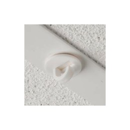 GeckoTeq zelfklevende plafond haak wit - 20mm - per stuk