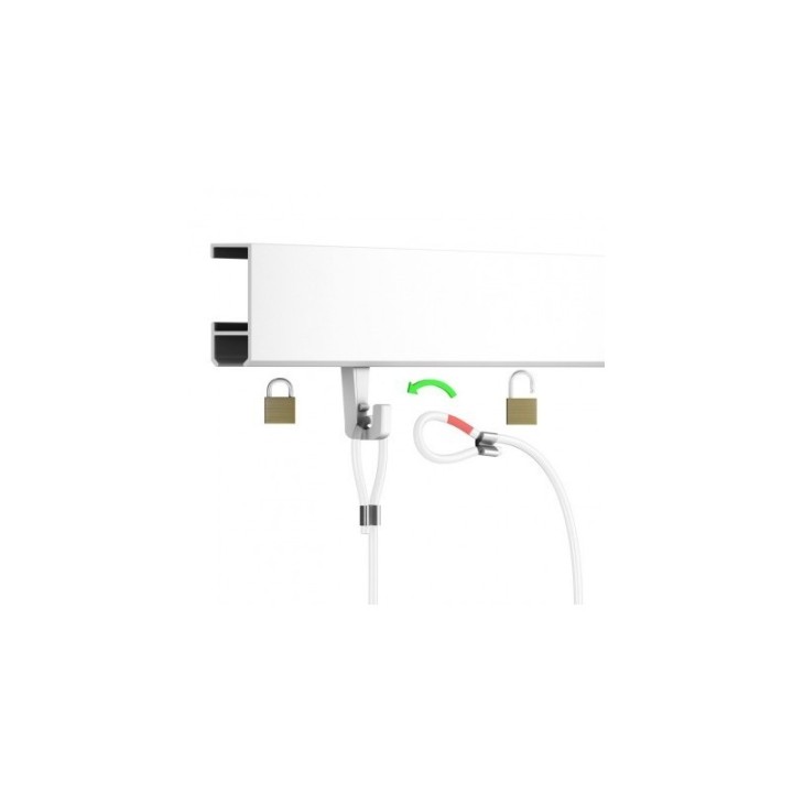 GeckoTeq 1,5mm Witte Staaldraad met Lus