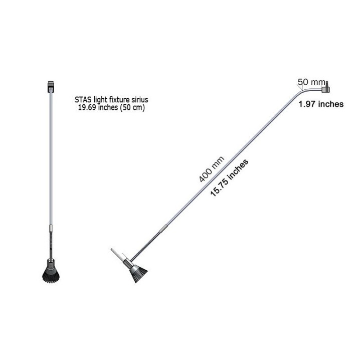 STAS Multirail Luminaire Sirius - chrome