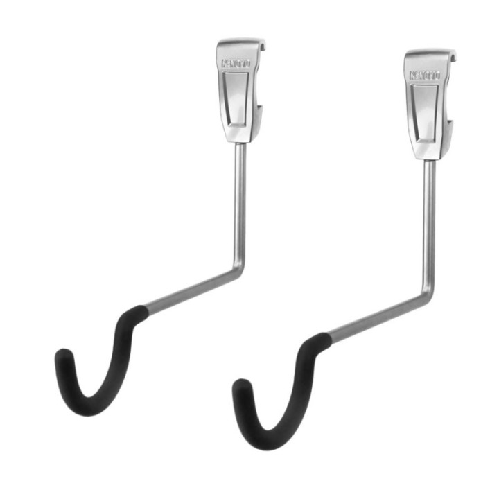 GeckoTeq Fiets Ophangsysteem - Horizontale Fietshaak 2 stuks GSH12
