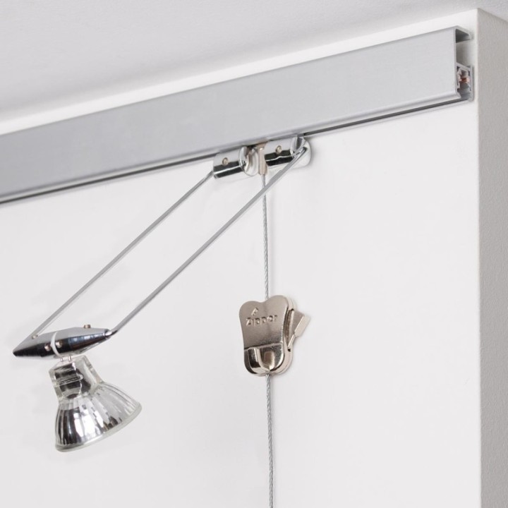 STAS Multirail Luminaire - chrome