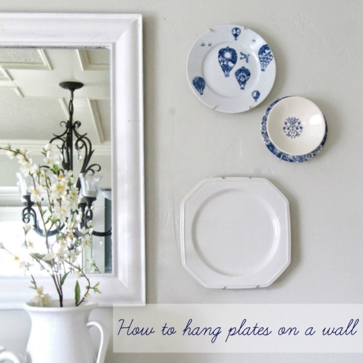 GeckoTeq Plate Hangers 5 sizes 9 to 41 cm in diameter in white