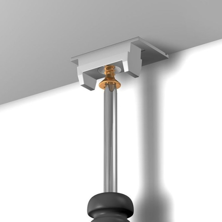 Artiteq Up Ceiling Rail Clip in white