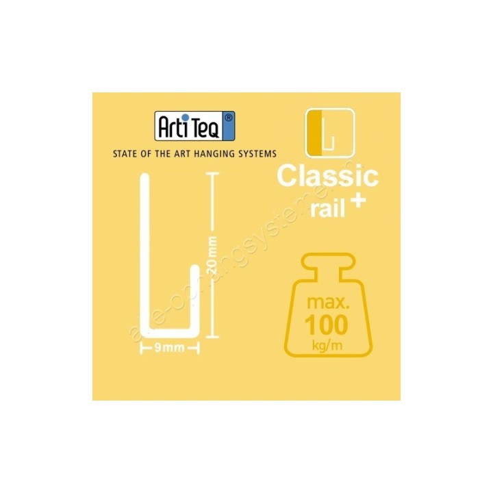 Artiteq Anti-Theft Clamping Hook 4x4mm steel - 100kg