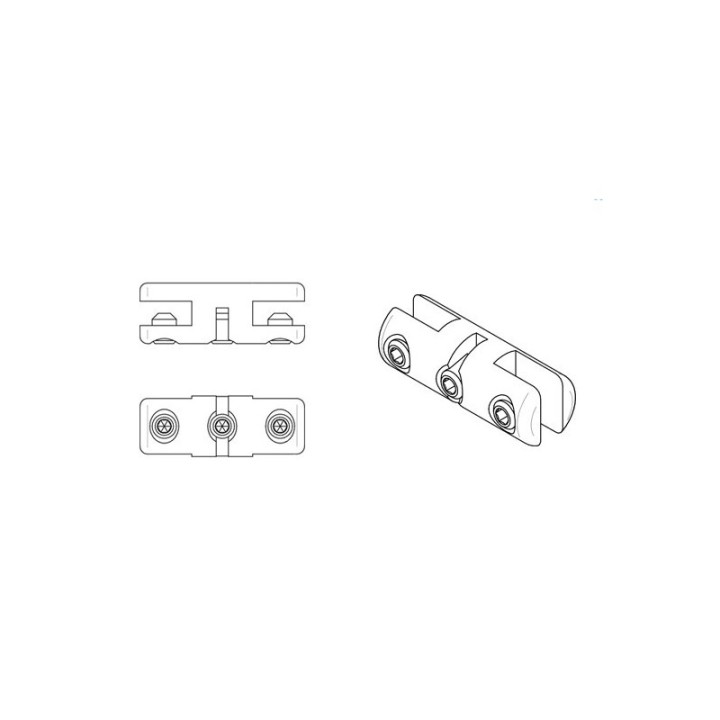 Clamp for Display-It Solo Set double - 3-6mm