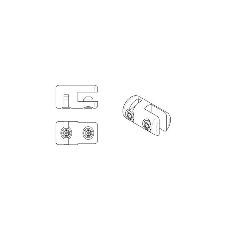 Clamp for Display-It Solo Set single - 3-6mm