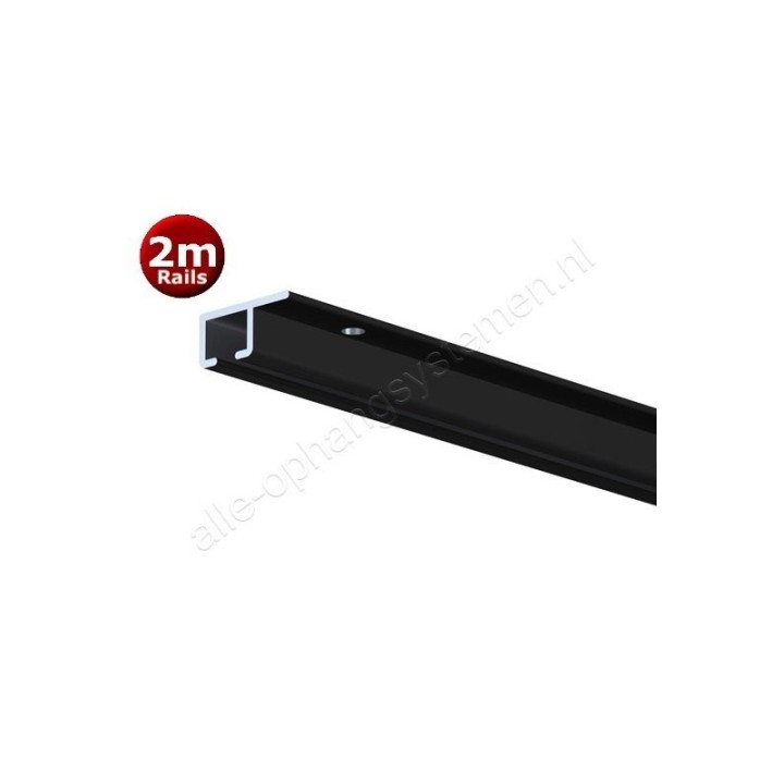 Artiteq Top Rail black Set 200cm - 20kg (set)