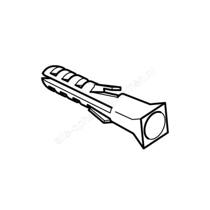 STAS grey Wall Plug - 6mm