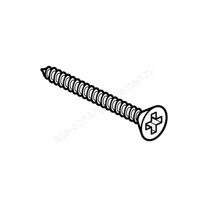STAS Universal Rail Screw - 3.5x45mm