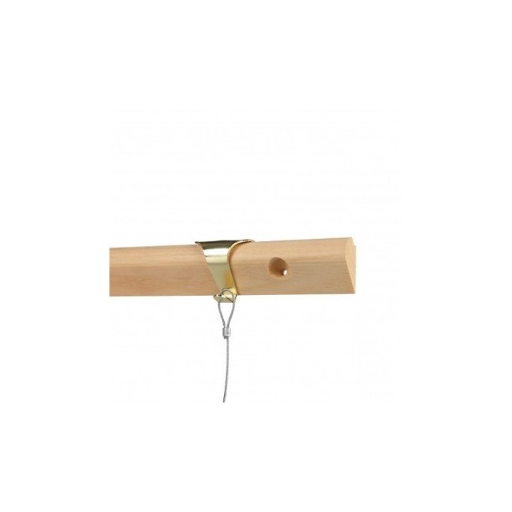 GeckoTeq All Wooden Gallery Wall Picture Rail 200cm