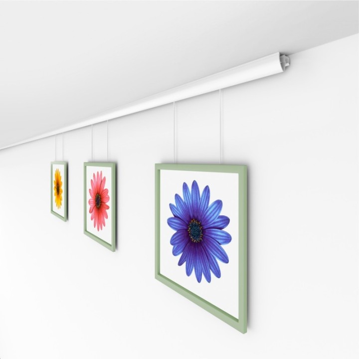 Artiteq Up Rail - the wall rail for the ceiling