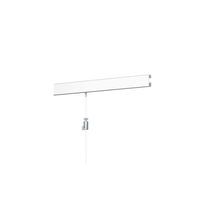 Artiteq Click Rail in white primer 150cm - 20kg