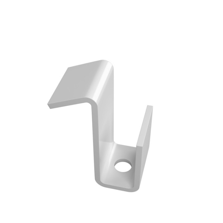 GeckoTeq Partition wall hook 4kg - 20x8x10x11mm