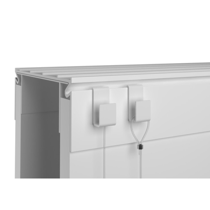 GeckoTeq Scheidingswandhaak 4kg - 20x8x10x11mm