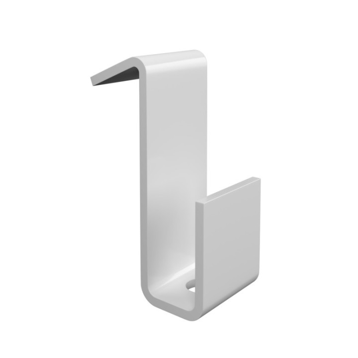 GeckoTeq Partition wall hook 4kg - 25x8x10x11mm