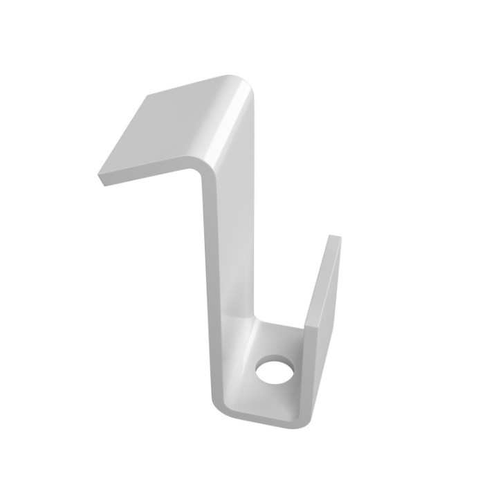 GeckoTeq Partition wall hook 4kg - 25x8x10x11mm