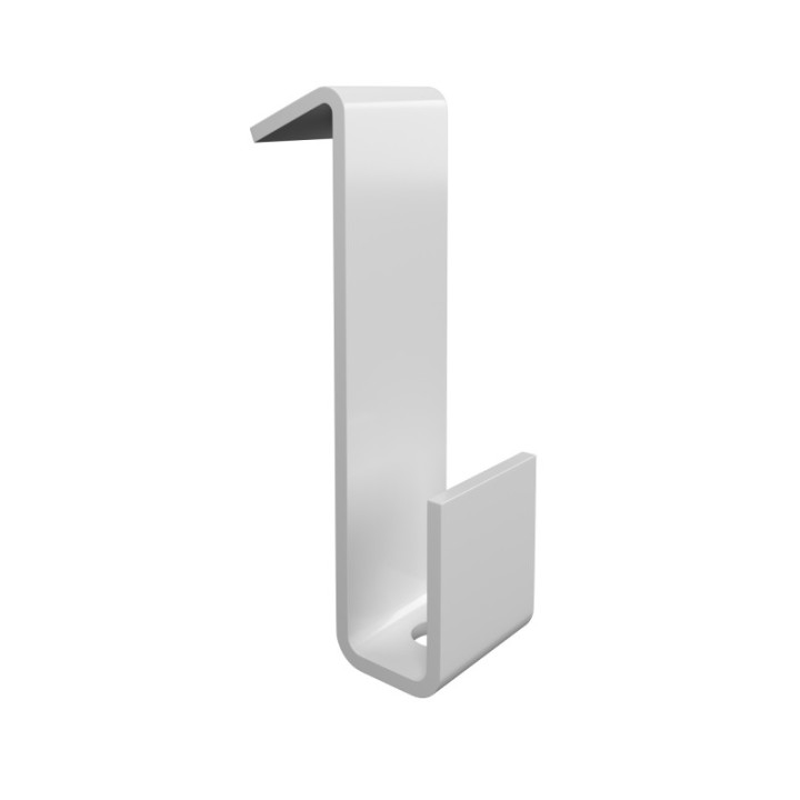 GeckoTeq Scheidingswandhaak 4kg - 35x8x10x11mm