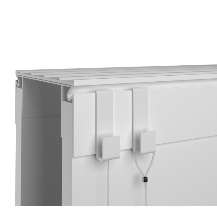 GeckoTeq Partition wall hook 4kg - 35x8x10x11mm