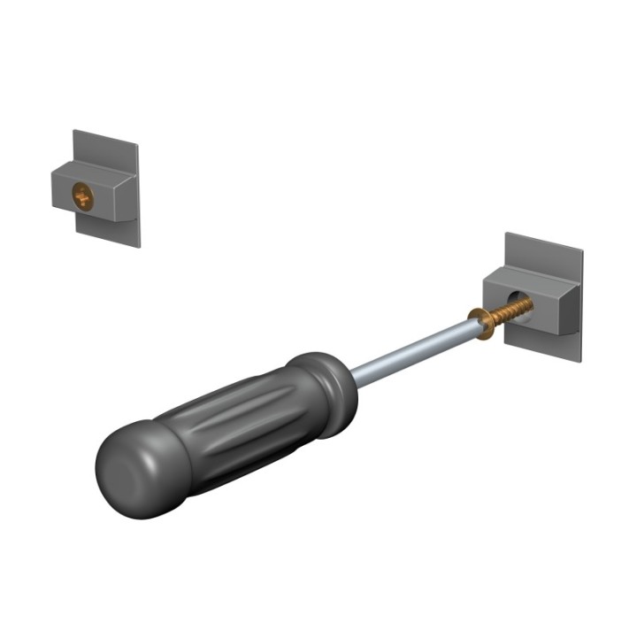 Artiteq InfoRail black (incl. end caps and mounting materials)