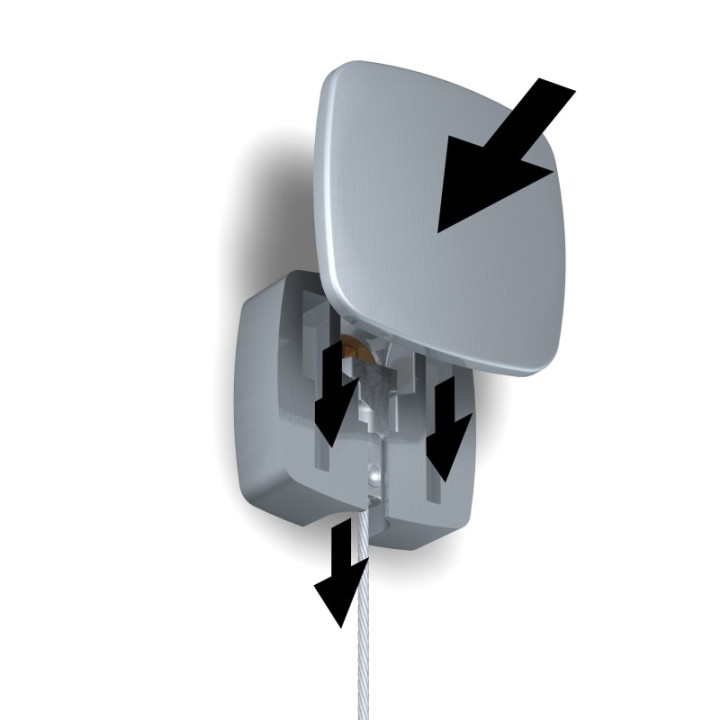 Artiteq Uniq Hanger met Staal draad en Micro Haak