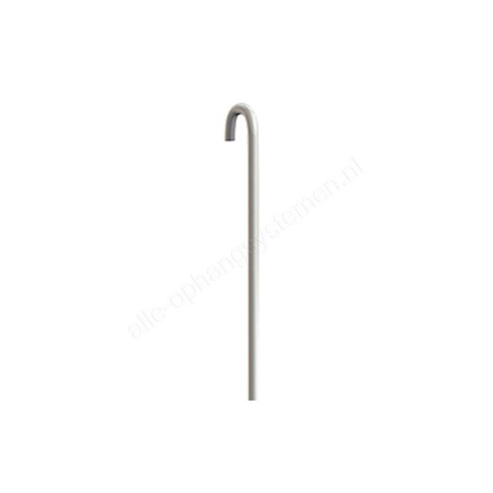 Artiteq 2mm U-Top Suspension Rod stainless steel in white round
