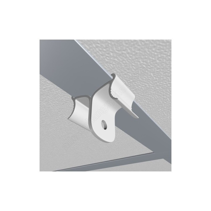 GeckoTeq Ceiling clip White Plastic - 5kg