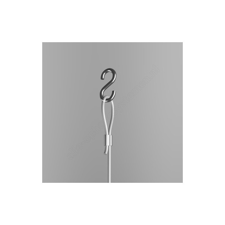 GeckoTeq S-Hook Galvanized Steel - 3mm