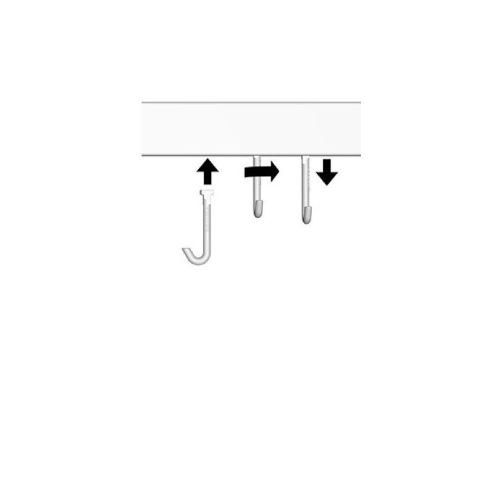Artiteq Click Rail with Twister Hooks