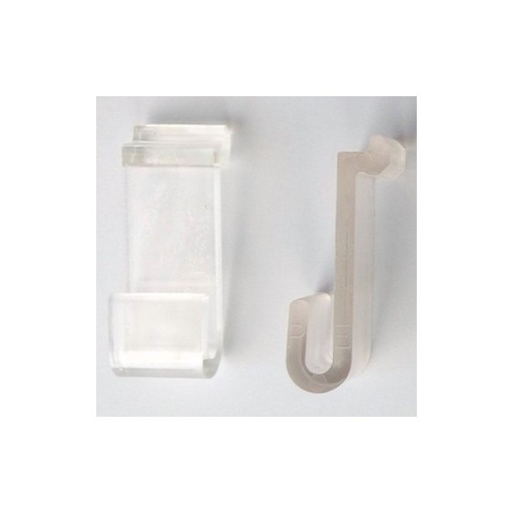 STAS Partition Wall Hook - PE Transparent Plan Effect