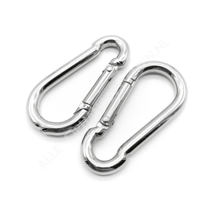 GeckoTeq Carabiner Locking Snap Hook with safety function