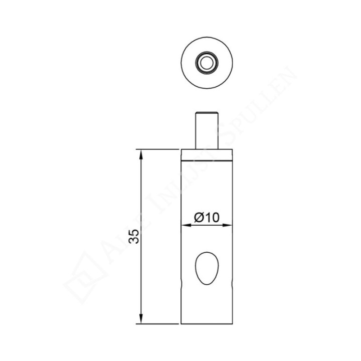 GeckoTeq Self-locking wire clamp with screw - 20kg
