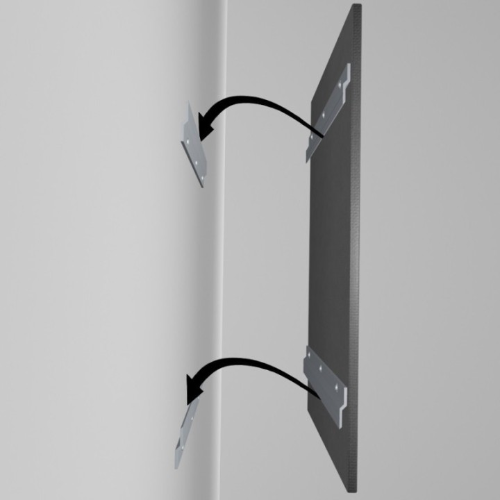 GeckoTeq Franse Cleat Systeem Ophang Rail - per set van 2