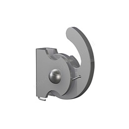 Artiteq Klemhaak 4x4mm staal