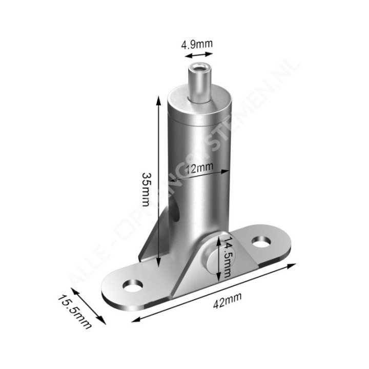 GeckoTeq Hinged Self-locking panel ridge - 16/24kg