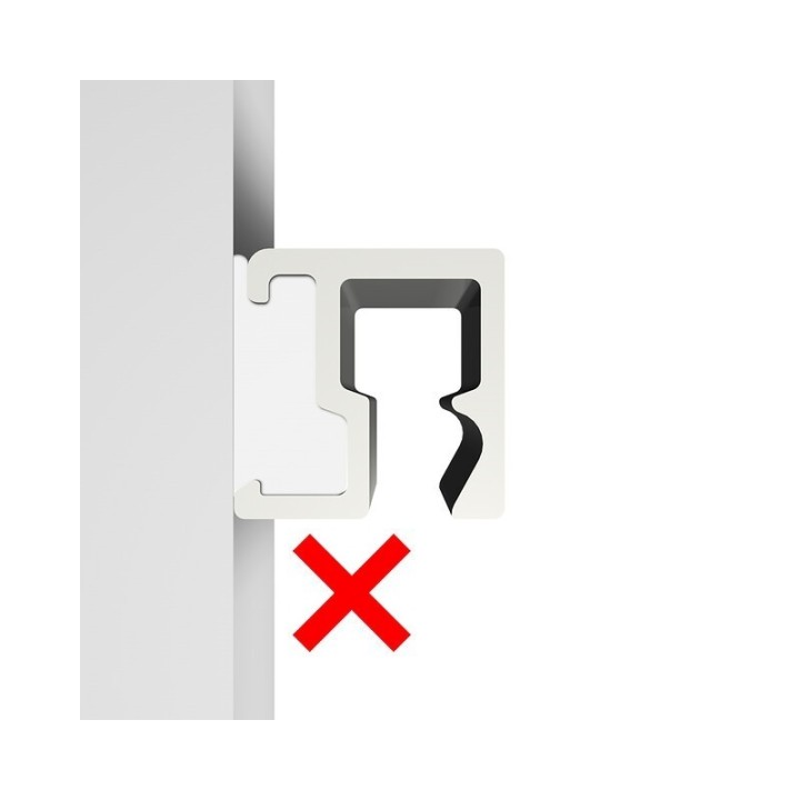 Artiteq Contour Rail (close to the ceiling)