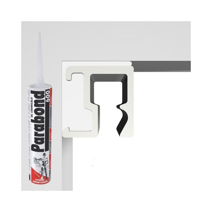 Parabond 600 Kit voor Rail, Clip of LED strip montage - 310ml