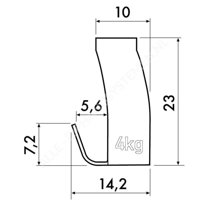 Newly H10 2mm Mini Spring Haak