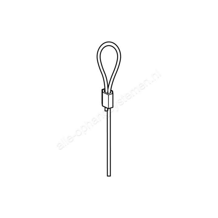 STAS 2,0mm Perlon Wire with Loop Not Glass Clear