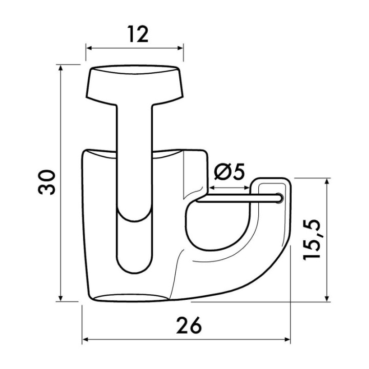 Newly H100 Security Hook - 20kg
