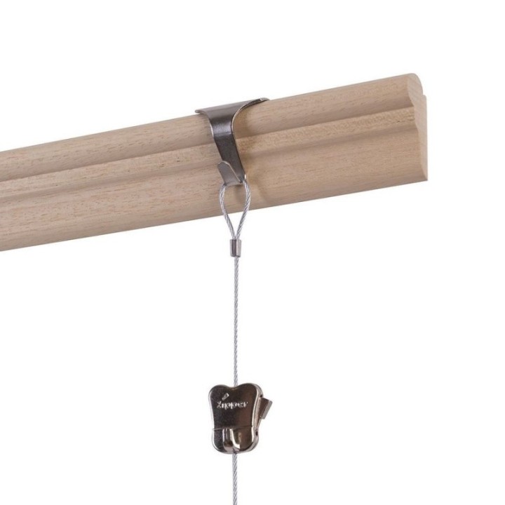 STAS Windsor Wooden Side Lath 200 cm Wall Rail