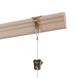 STAS Windsor Wooden Side Lath 200 cm Wall Rail