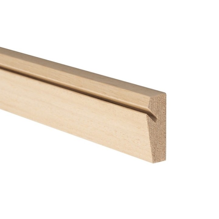 STAS Riva Wooden Side Lath 200 cm Wall Rail