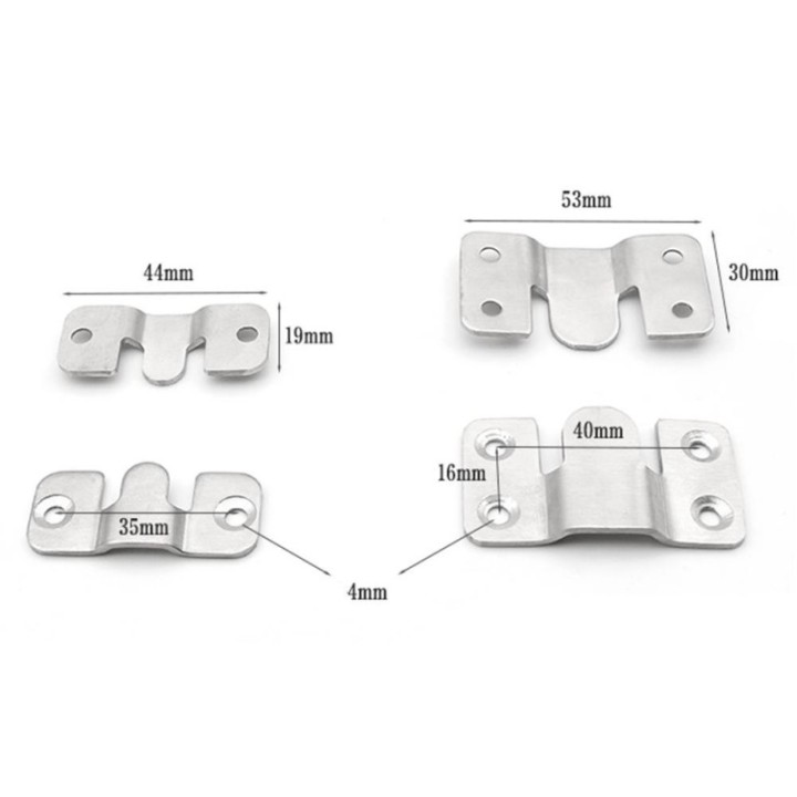 GeckoTeq Multifunctional Furniture Z-Clip Suspension Bracket