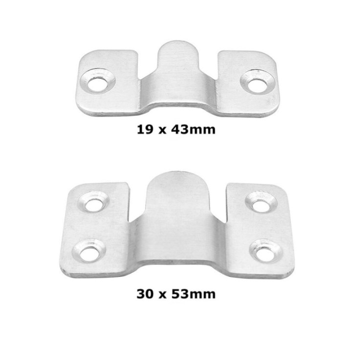 GeckoTeq Multifunctionele Meubel Z-Clip Ophangbeugel - Set van 2 stuks