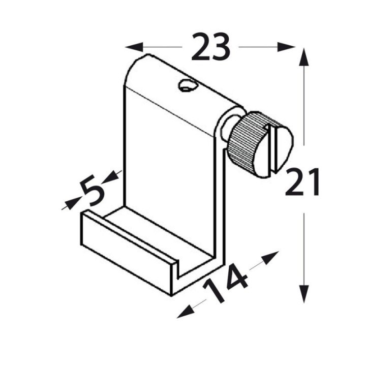 Artiteq Hanging Hook alu - 10kg