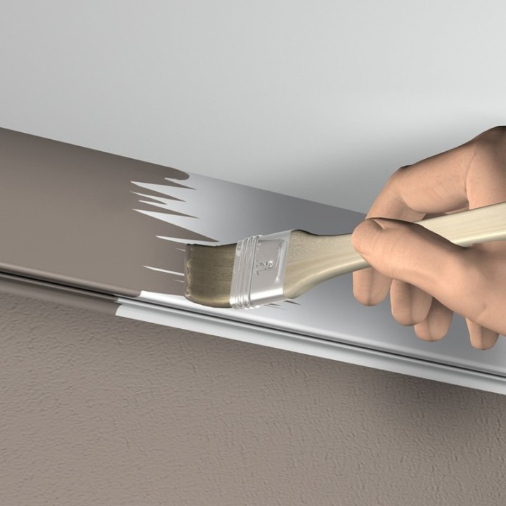 Artiteq Click Rail wit overschilderbaar Set