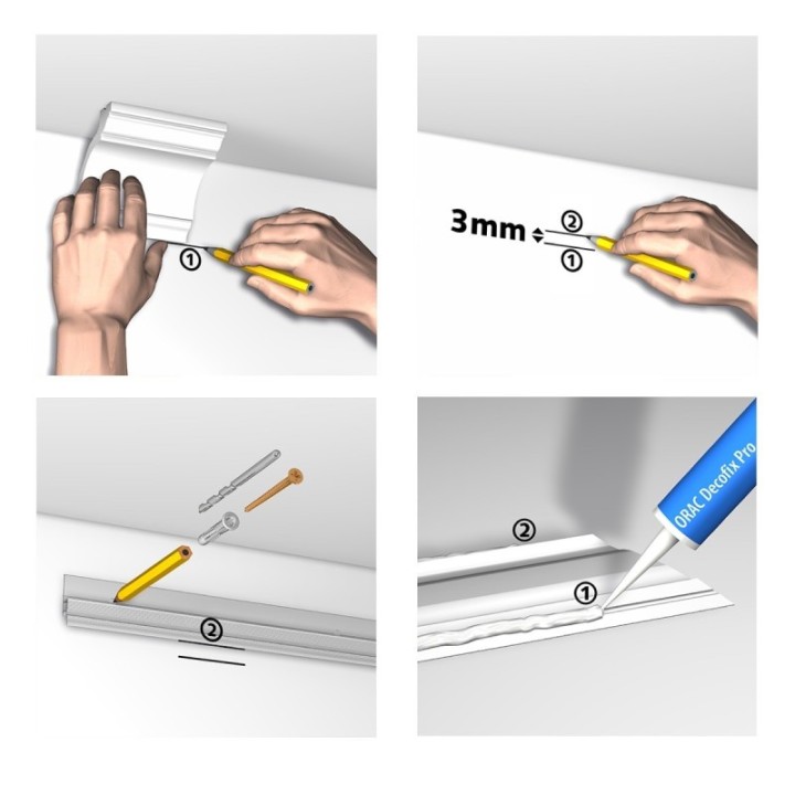 Orac FDP500 Cornice Glue - 310ml