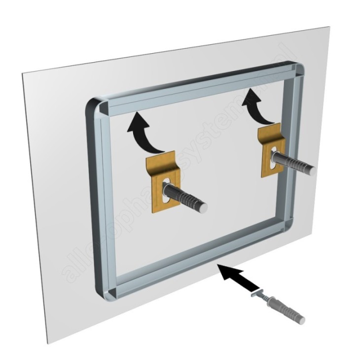 GeckoTeq Anti-Diefstalsysteem voor aluminium lijsten